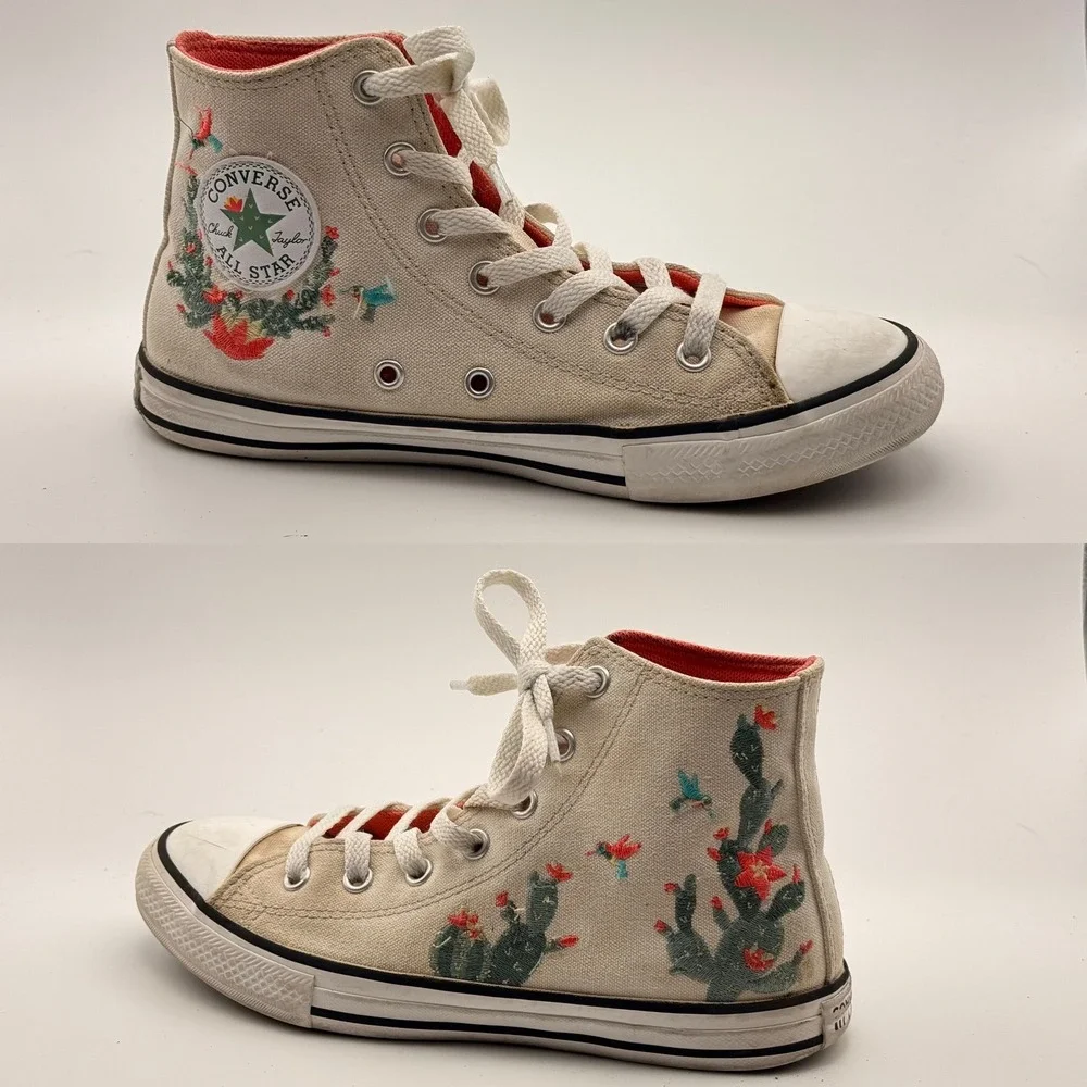 Converse Chuck Taylor All Star High‎ Top Cactus Hummingbird Youth 3